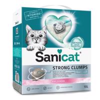 Sanicat hrudkujúca podstielka, 2 x 8 / 10 l  - 15 % zľava -  Strong Clumps (2 x 10 l)