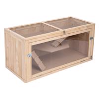 TIAKI drevená klietka pre škrečka XL - D 115 x Š 50 x V 55,3 cm