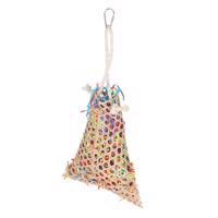 TIAKI hračka pre vtáky kôš na šklbanie - d 38 x š 18 x v 6,5 cm