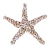 TIAKI hračka z lana pre psov hviezdica - d 15 x š 15 x v 3,5 cm
