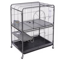 TIAKI klietka pre malé zvieratá Villa - Hlavná klietka: D 79 × Š 52 × V 99,5 cm
