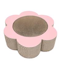 TIAKI škrabací nábytok pre mačky Flower - cca D 37 x Š 34,6 x V 10 cm