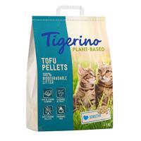 Tigerino Plant-Based Tofu podstielka pre mačky - Sensitive, bez vône - Výhodné balenie 2 x 11 l (9,2 kg)