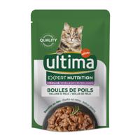 Ultima Cat Nutrition, 3 balenia - 2 + 1 zadarmo -  Nutrition Hairball Beef & Salmon 3 x 4 x 70 g