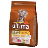 Ultima Medium / Maxi Adult Beef - 3 kg