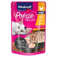 Vitakraft Poésie Délice 23 x 85 g - Kuracie mäso