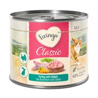Výhodné balenie Feringa Classic Meat Menu 12 x 200 g - králičie a morčacie mäso