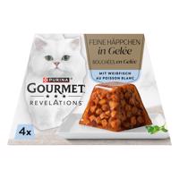 Výhodné balenie Gourmet Revelations Fine Cuts 8 x 57 g - biele ryby