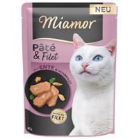 Výhodné balenie Miamor Pâté & Filet 30 x 85 g - S kačacím mäsom