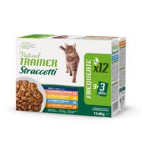 Výhodné balenie Natural Trainer plátky v omáčke 24 x 85 g - mix (kuracie, losos, tuniak, morčacie)