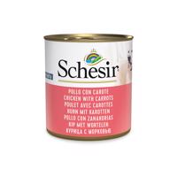 Výhodné balenie Schesir mokré krmivo 12 x 285 g  - Kura s mrkvou