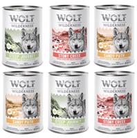 Wolf of Wilderness Adult “Expedition” 6 x 400 g - miešané balenie